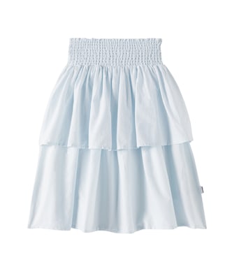 Brenna ruched cotton skirt | Molo