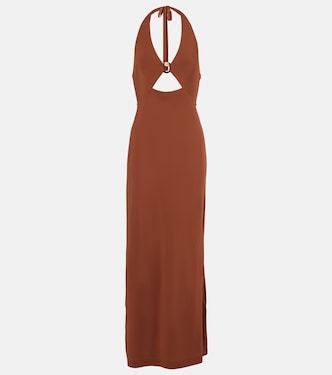 Ghiotto halterneck cutout maxi dress | Max Mara
