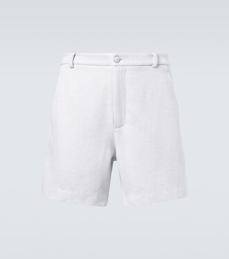 Bermuda-Shorts Explorer aus Denim mit Mondstein | God's True Cashmere