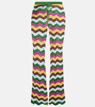 Pantalon Kim en crochet de coton mélangé | Bananhot