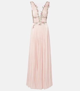 Robe longue Nalina à ornements | Costarellos