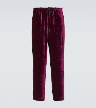 Pantalon de survêtement en velours | Dries Van Noten