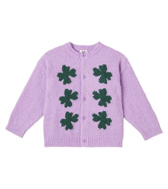 Lucky Clover bouclé cardigan | Jellymallow