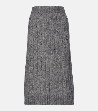 Otello cotton and wool-blend midi skirt | 'S Max Mara