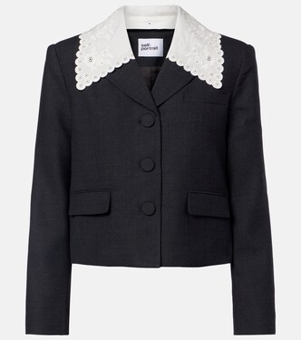 Cropped-Blazer | Self-Portrait