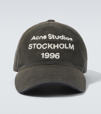 Embroidered logo cotton baseball cap | Acne Studios