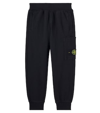 Pantalones deportivos de jersey de algodón | Stone Island Junior