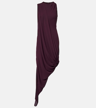 Abito midi in georgette | Victoria Beckham