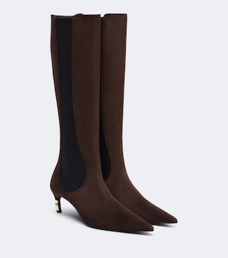 Eva suede knee-high boots | Gucci