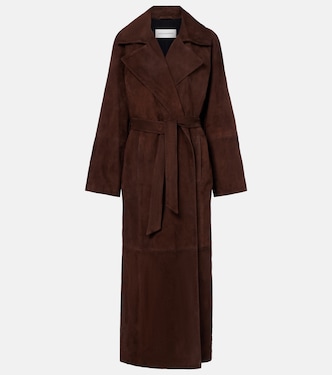 Cappotto Althea in camoscio a portafoglio | Nour Hammour