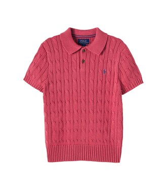 Polopullover aus Baumwolle mit Zopfmuster | Polo Ralph Lauren Kids