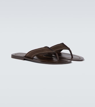 Tongs Dan en daim | The Row