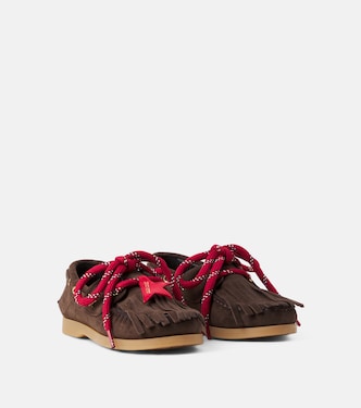 Segelschuhe Young Cruise aus Veloursleder | Golden Goose Kids