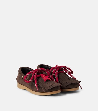 Chaussures bateau Young Cruise en daim | Golden Goose Kids