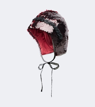 Kapuze mit Tüll und Pailletten | Simone Rocha