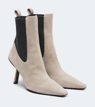 Chelsea Boots Monili aus Veloursleder | Brunello Cucinelli