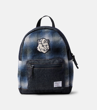 x Maison Kitsuné Gania denim backpack | Bonpoint
