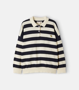 Pullover polo Manis in cotone a righe | Konges Sløjd