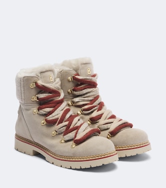 Andermatt shearling-lined suede ankle boots | Bogner
