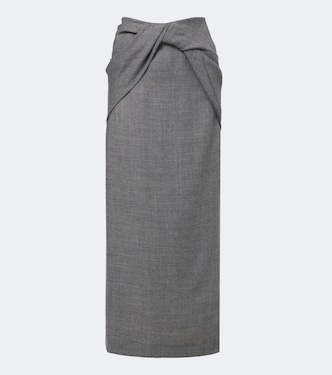 Hope virgin wool midi skirt | Tove