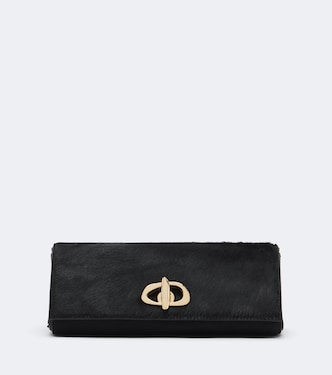 Pochette Tanzania en cuir façon poulain | Amanu