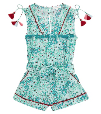 Mya floral playsuit | Poupette St Barth Kids