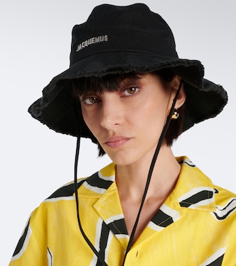 Le Bob Artichaut bucket hat in black - Jacquemus | Mytheresa