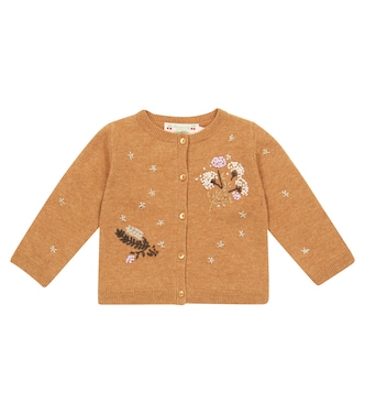 Baby - Cardigan Tenie in lana con ricami | Bonpoint