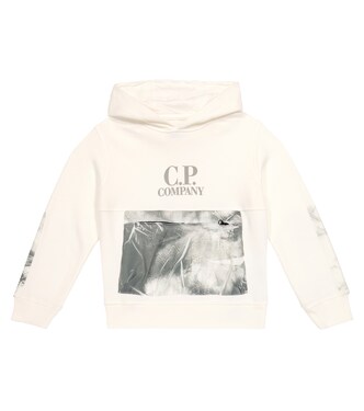 Printed cotton hoodie | C.P. Company Kids