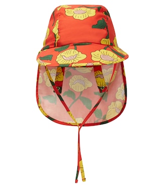 Flowers printed cotton hat | Mini Rodini
