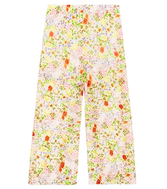 Floral cotton and silk pants | Paade Mode