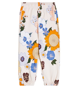 بنطلون رياضي من القطن بطبعات الورود | Molo