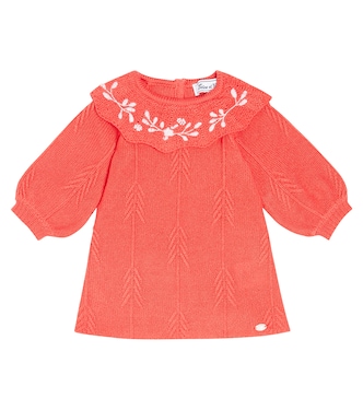 Baby embroidered wool-blend dress | Tartine et Chocolat