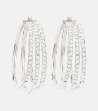 Ohrringe Vittoria mit Kristallen | Amina Muaddi