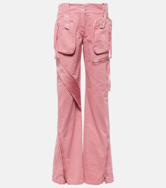 Low-Rise Straight Cargo-Jeans | Blumarine