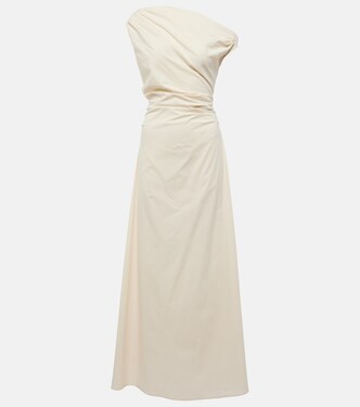 Robe longue Maxi Phare en coton mélangé | Staud