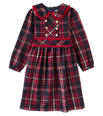 Ruffled tartan dress | Patachou