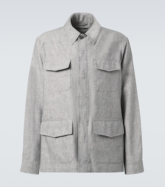 Linen field jacket | Dunhill