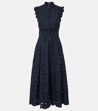 Robe midi en dentelle | Erdem