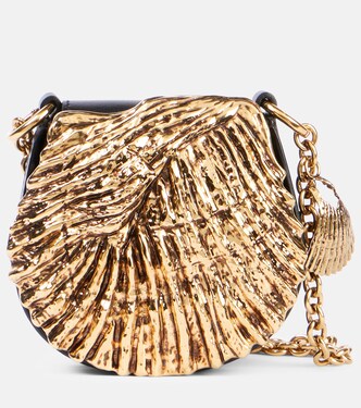 Clutch Sea Treasures Mini de piel | Chloé
