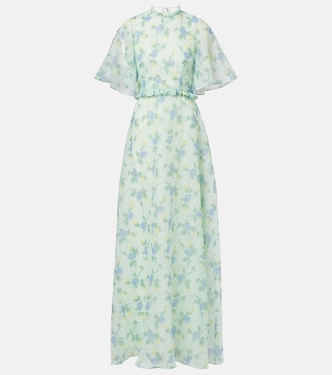 Robe longue Heather à fleurs | Markarian