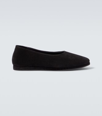 City suede slip-on shoes | Saman Amel