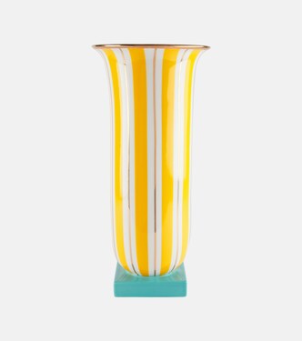 Portofino striped porcelain vase | Jonathan Adler