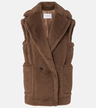 Alpaca, wool, and silk Teddy vest | Max Mara