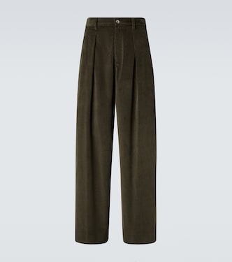 Cotton corduroy wide-leg pants | JW Anderson