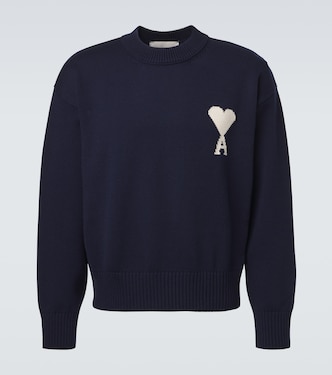 Ami de Cœur wool and cotton sweater | Ami Paris