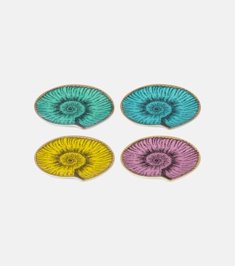 Sirena set of 4 porcelain coasters | Jonathan Adler