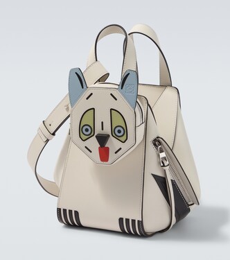 x Louis Wain Hammock leather top-handle bag | Loewe