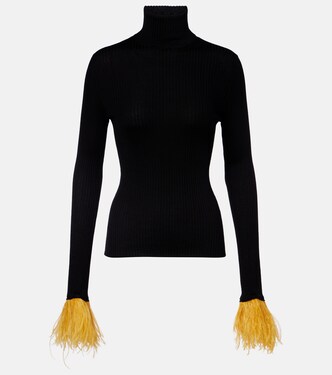 High Kick cashmere and silk turtleneck sweater | La DoubleJ