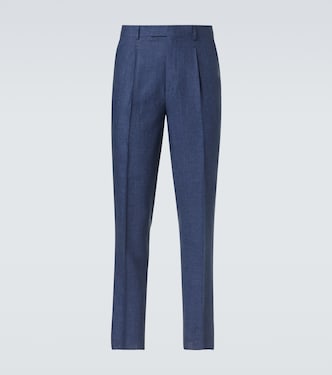 Linen slim pants | Zegna